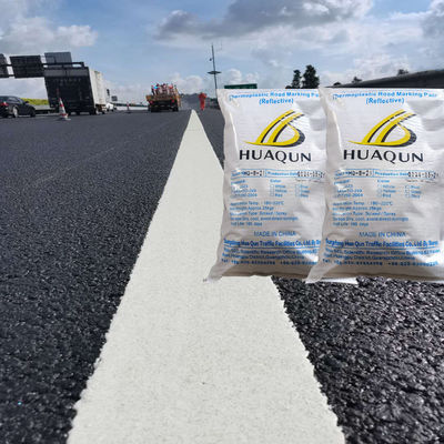 comprar AASHTO M249 Pintura de marcado de carretera termoplástica estándar con 30% de cuentas de vidrio para secado rápido ≤3 minutos Fabricación en línea