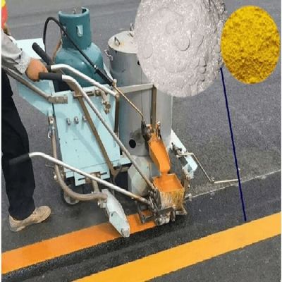 comprar Pintura duradera de marcado de carreteras de fusión en caliente con 10% de cuentas de vidrio preconjuntadas para tráfico pesado Fabricación en línea