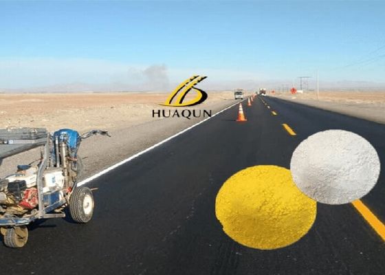 comprar Pintura de marcado de la carretera de fusión en caliente con una eficiencia reflectante con 10% de cuentas de vidrio pre-mezcladas Fabricación en línea