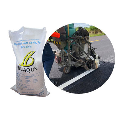 Comprar Pintura en polvo antiderrapante auto-seca blanca y amarilla termoplástica de marcado de tráfico vial Fabricación en línea