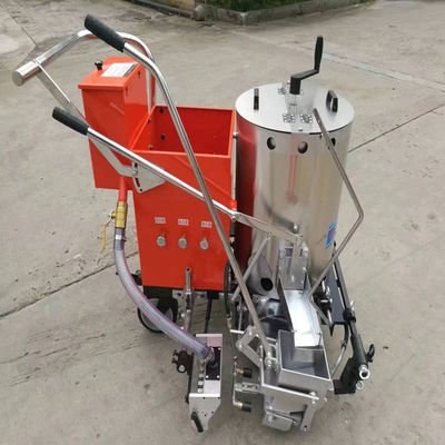 comprar Máquina termoplástica de señalización vial de empuje manual doble de acero inoxidable CK308S para una fácil operación Fabricación en línea