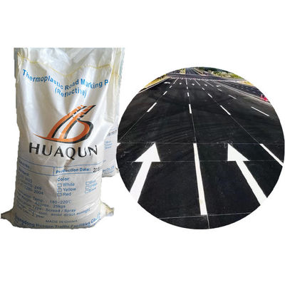comprar Pintura de marcado de carretera termoplástica de fusión en caliente con temperatura de aplicación de 180 ~ 220 °C, embalaje de 25 kg y cuentas de vidrio reflectantes Fabricación en línea