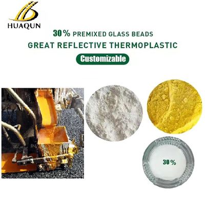 comprar Pintura de marcado de línea de fusión caliente reflectante personalizable 30% de perlas de vidrio Pintura de marcado de carretera termoplástica Fabricación en línea