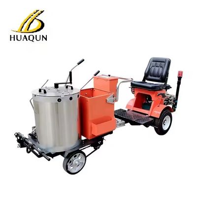 comprar Máquina de marcado de carreteras termoplástica de empuje manual con tanques de alta capacidad de 100 kg y dispositivos de mezcla manual enchufables Fabricación en línea