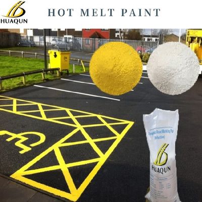Comprar Pintura de marcado de carretera termoplástica de alto rendimiento reflectante amarilla y blanca o personalizada Fabricación en línea