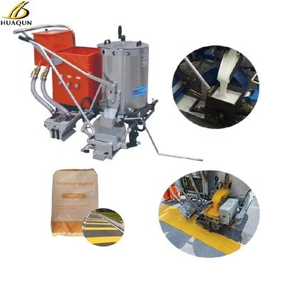 comprar Máquina de marcado de carretera termoplástica de accionamiento eléctrico, equipo de marcado de línea de carretera manual Fabricación en línea
