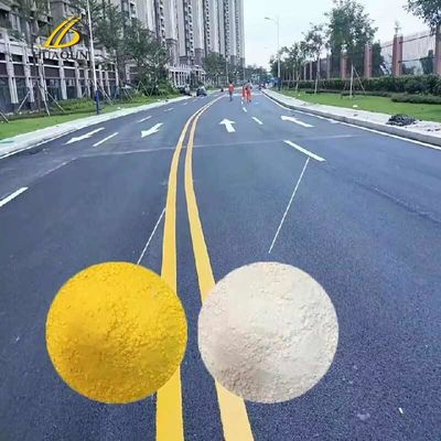 Comprar Buena nivelación pintura de marcado de carretera de fusión en caliente 5% de vidrio pre-mezclado perlas de vidrio de larga duración ecológico Fabricación en línea