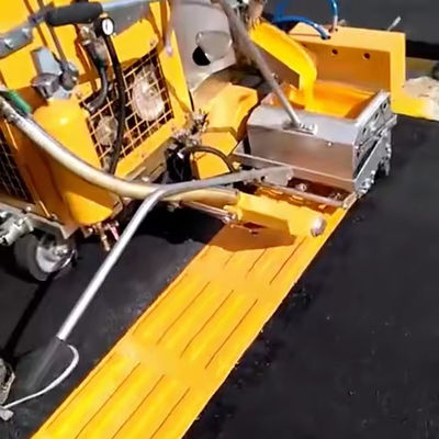 comprar Línea vibrante convexa de fusión en caliente pintura termoplástica de marcado de carreteras para la construcción Fabricación en línea