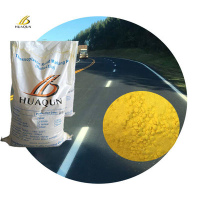 comprar China fábrica de pintura de marcado de carretera termoplástica con buena liquidez color amarillo y blanco Fabricación en línea