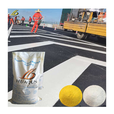 Comprar Pintura de línea de carretera de color blanco amarillo polvo de revestimiento de tráfico termoplástico de fusión en caliente pintura de marcado de carretera Fabricación en línea