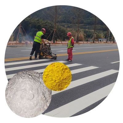 comprar Carreteras africanas Venta caliente de pintura de línea de carretera Adhesión fuerte Fusión en caliente pintura de marca de carretera reflectante Fabricación en línea