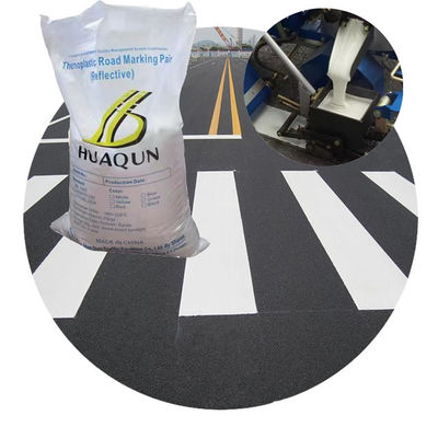 Comprar Revestimientos reflectantes de fusión en caliente para la señalización de la carretera de tráfico en colores amarillos y blancos personalizados Fabricación en línea
