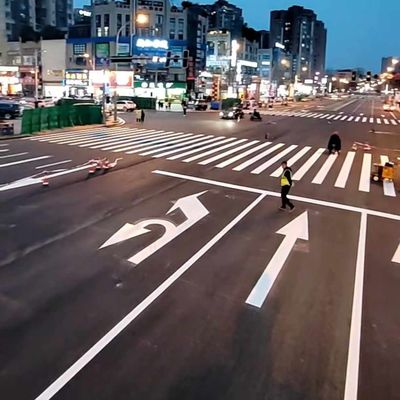 comprar Pintura termoplástica duradera de ajuste rápido para carreteras de alto tráfico Alta visibilidad Fabricación en línea