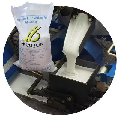 Comprar Pintura de marcado de carretera termoplástica de fusión en caliente de color blanco suave y fluido Fabricación en línea