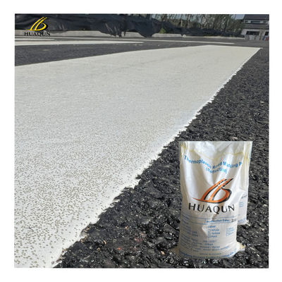 comprar Pintura de marcado de carretera termoplástica blanca de alta reflectividad de secado rápido con 15% de cuentas de vidrio premezcladas para el marcado de líneas de carretera Fabricación en línea