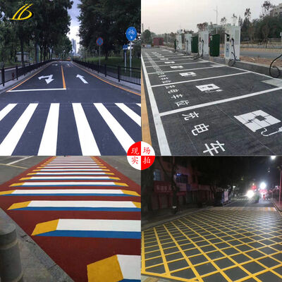 Comprar Pintura reflectante para carreteras, revestimiento termofusible para tráfico, pintura termoplástica para señalización vial de colores para construcción Fabricación en línea