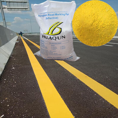Comprar espesor 2-4 mm pintura termoplástica de marcado de la carretera en polvo estado de la capa que garantiza líneas claras visibles duraderas de seguridad del tráfico Fabricación en línea
