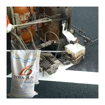 Pintura de marcado de carretera termoplástica de alta reflectividad y larga duración para el marcado de carreteras con cuentas de vidrio