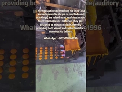 Pintura termoplástica convexa de color blanco amarillo