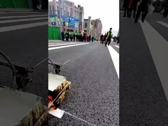 Pintura termoplástica de marcado de carreteras con fuerte resistencia al desgaste y propiedades reflectantes