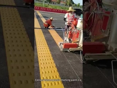 Tipo convexo de pintura termoplástica de fusión en caliente de marcado de carretera de pintura de marcado de carretera de pintura termoplástica