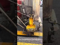 Pintura termoplástica de marcado de carreteras con revestimiento resistente para la construcción de carreteras