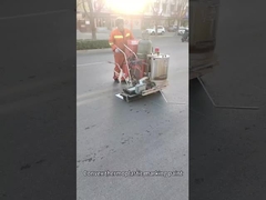 Pintura en polvo termoplástica con recubrimiento profesional de líneas de marcado de carreteras convexas