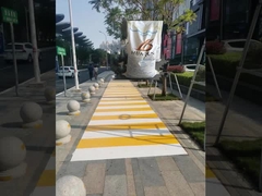 Pintura de línea de carretera de color blanco amarillo polvo de revestimiento de tráfico termoplástico de fusión en caliente pintura de marcado de carretera