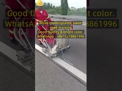 Pintura termoplástica blanca