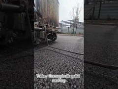 Pintura termoplástica amarilla