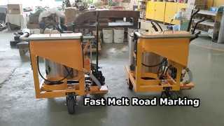 máquina de marcado de carreteras de empuje manual