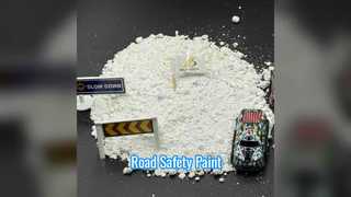 Pintura de carreteras de secado rápido para control de tráfico